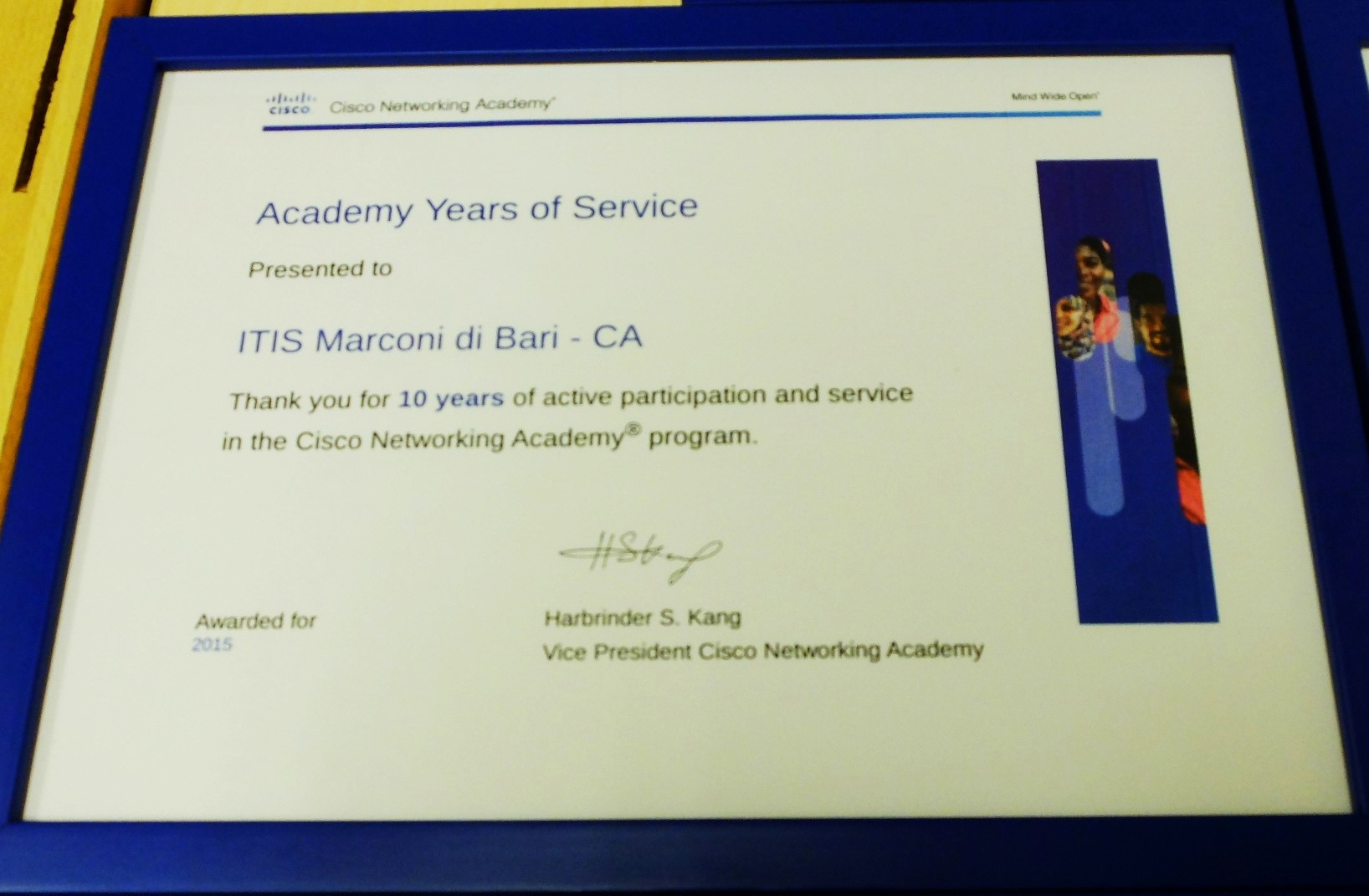 Cisco Academy Award 2016 - Marconi