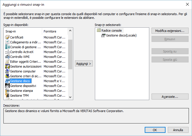come utilizzare Microsoft Management Console