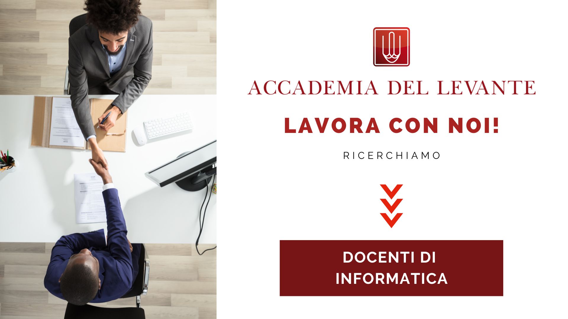 Accademia del Levante ricerca docenti di informatica