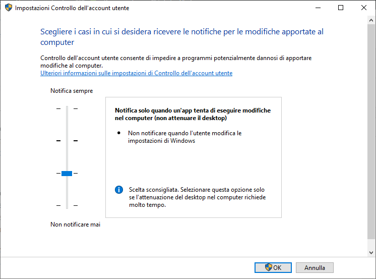 UAC di Windows cos'è e perché utilizzarlo