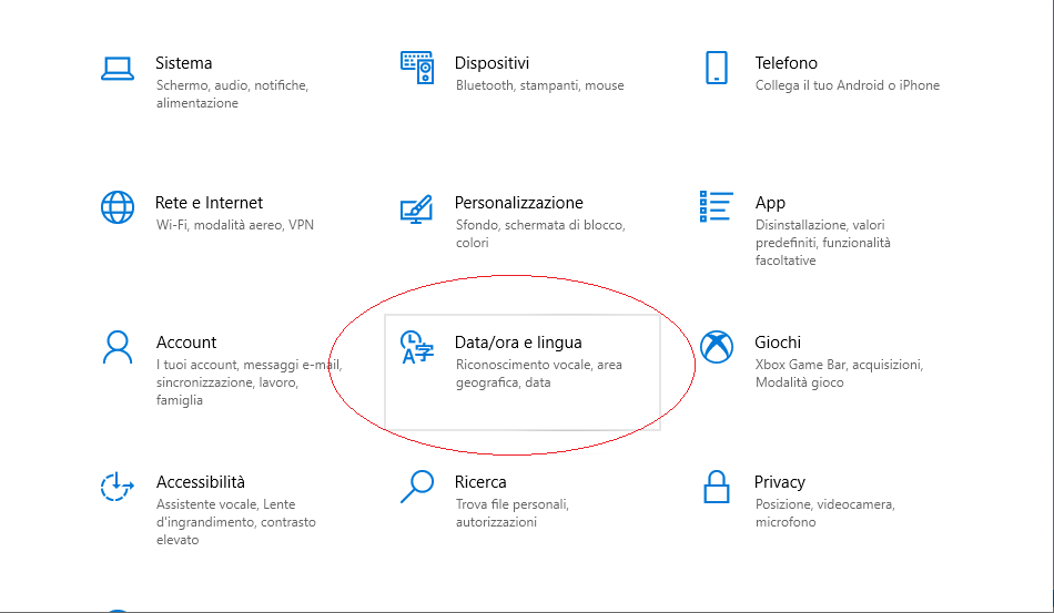 Come configurare Windows per le lingue straniere