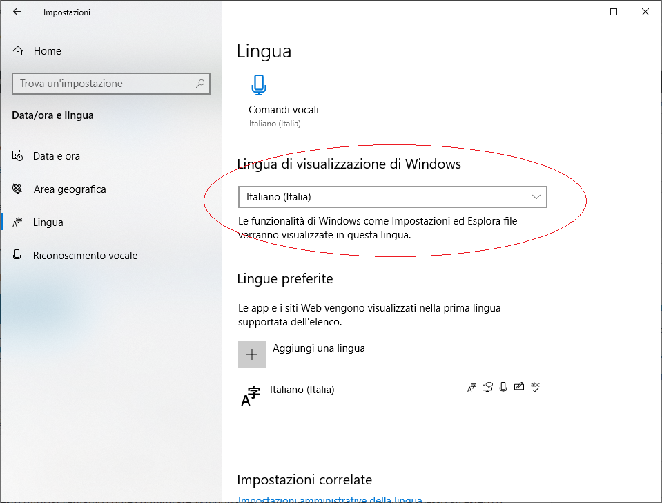 Come configurare Windows per le lingue straniere