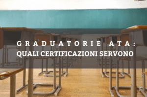 Le certificazioni Accredia valide per le Graduatore ATA