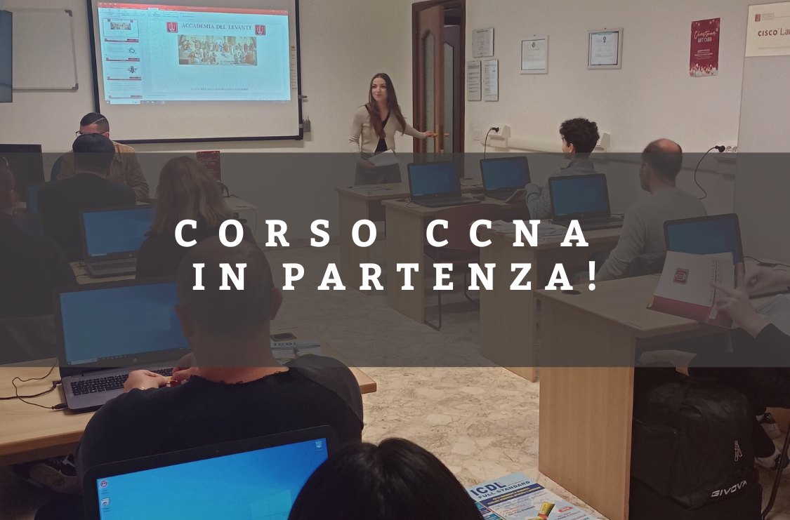 Accademia del Levante corso ccna in partenza