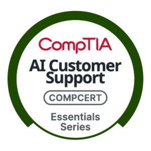 Corso Online CompTIA Essentials AI Customer Support